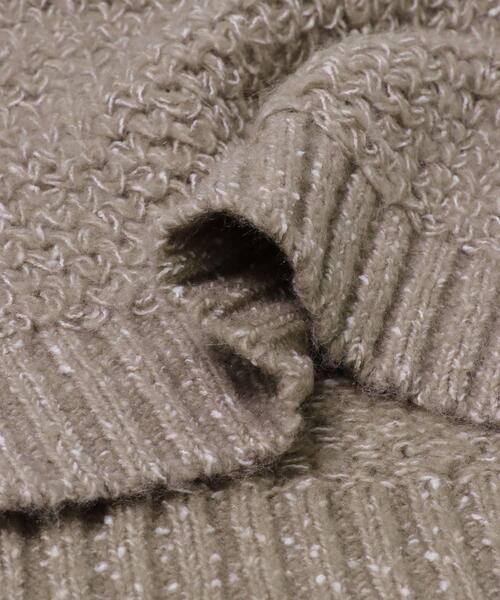 EKAL（エカル）の「ネップMIXクルーニット（ニット/セーター・レディース・ベージュ系その他/ブラック/ブルー系その他・ONE）」の15枚目の写真