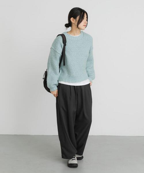 EKAL（エカル）の「ネップMIXクルーニット（ニット/セーター）」 - WEAR