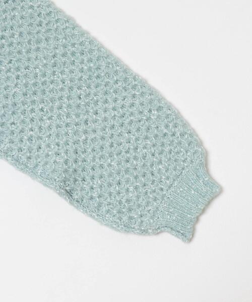 EKAL（エカル）の「ネップMIXクルーニット（ニット/セーター・レディース・ベージュ系その他/ブラック/ブルー系その他・ONE）」の10枚目の写真