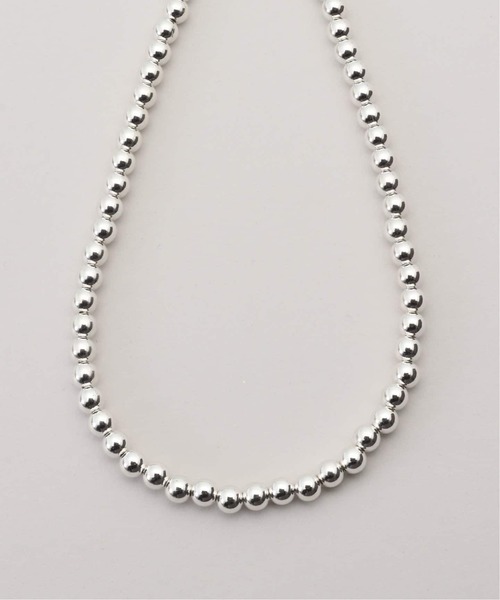 SLOBE IENA（スローブイエナ）の「《追加5》SLOBE メタルビーズショートネックレス（ネックレス・レディース・シルバー・FREE）」の6枚目の写真