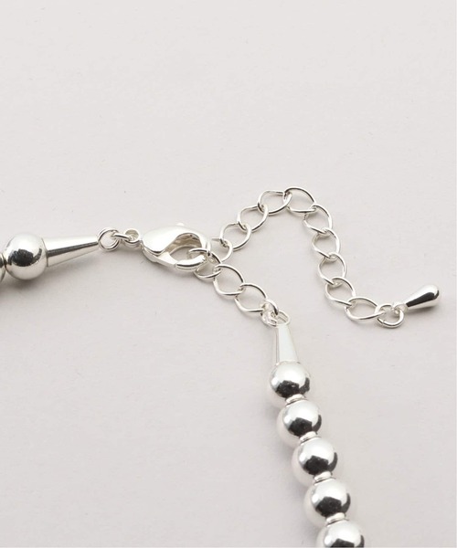 SLOBE IENA（スローブイエナ）の「《追加5》SLOBE メタルビーズショートネックレス（ネックレス・レディース・シルバー・FREE）」の8枚目の写真