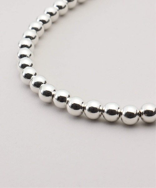 SLOBE IENA（スローブイエナ）の「《追加5》SLOBE メタルビーズショートネックレス（ネックレス・レディース・シルバー・FREE）」の2枚目の写真