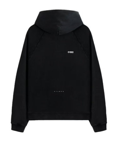 STAMPD（スタンプド）の「【STAMPD】1993 CHERUB RAGLAN HOODIE - SNOW WASHED / ブラック [SLA-M4009HD]（パーカー・メンズ・ブラック・M）」の2枚目の写真