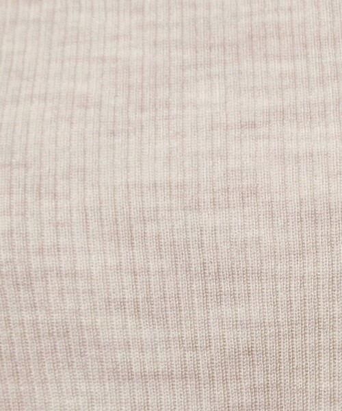 green label relaxing（グリーンレーベルリラクシング）の「ウール シアー リブ クルーネック ニット ウォッシャブル（ニット/セーター・レディース・オフホワイト/ライトピンク/ダークグレー/ベージュ・FREE）」の7枚目の写真