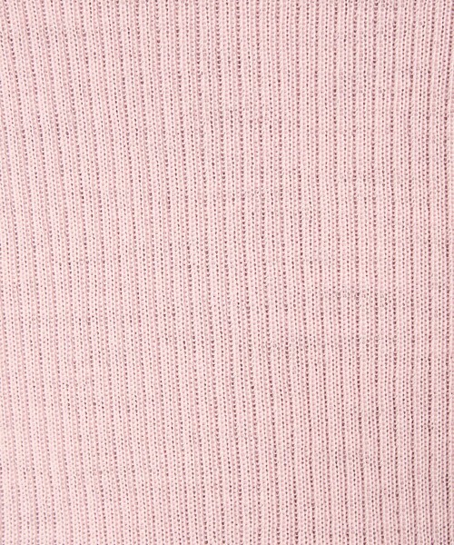 green label relaxing（グリーンレーベルリラクシング）の「ウール シアー リブ クルーネック ニット ウォッシャブル（ニット/セーター・レディース・オフホワイト/ライトピンク/ダークグレー/ベージュ・FREE）」の8枚目の写真