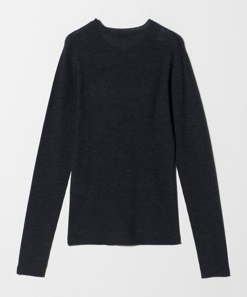 green label relaxing（グリーンレーベルリラクシング）の「ウール シアー リブ クルーネック ニット ウォッシャブル（ニット/セーター・レディース・オフホワイト/ライトピンク/ダークグレー/ベージュ・FREE）」の20枚目の写真