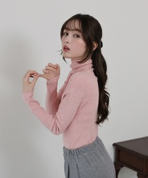 BLUEEAST（ブルーイースト）の「ウール混タートルネックニット（ニット/セーター）」