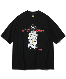 CPGN STUDIO（コンパーニョ）の「DTP HOLY COW Short Sleeve T-Shirt Black（Tシャツ/カットソー・メンズ）」