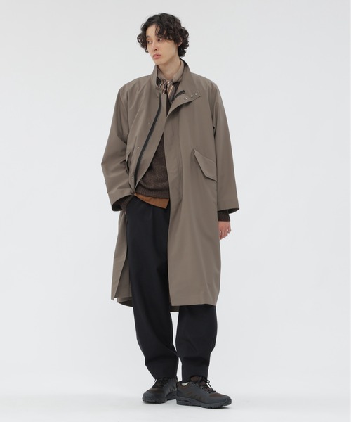 MARGARET HOWELL（マーガレットハウエル）の「SHOWERPROOF WOOL（ダウンジャケット/コート・メンズ・ブラック/カーキ・SMALL/MEDIUM/LARGE）」の7枚目の写真