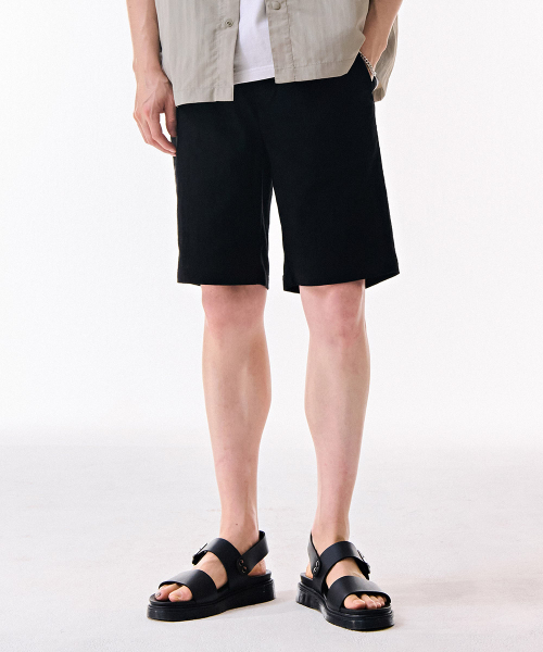 CHASECULT(チェイスカルト)の「男性リネンライクショートパンツ-DCRK2521E03(その他パンツ・メンズ・ブラック・82/86/70/76/92)」の1枚目の写真