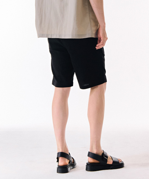 CHASECULT(チェイスカルト)の「男性リネンライクショートパンツ-DCRK2521E03(その他パンツ・メンズ・ブラック・82/86/70/76/92)」の3枚目の写真