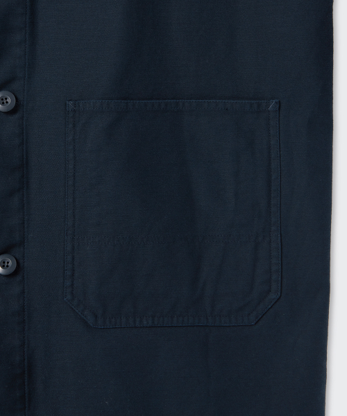 MUSINSA STANDARD（ムシンサスタンダード）の「バックサテンショップコート [ダークグレー]（トレンチコート・メンズ・その他・MEDIUM/LARGE/X-LARGE）」の9枚目の写真