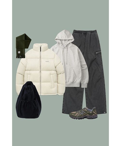 TOFFEE(トフィー)の「エッセンシャルフードスウェットシャツ(OATMEAL)(パーカー・メンズ・その他・SMALL/MEDIUM/LARGE/X-LARGE)」の3枚目の写真