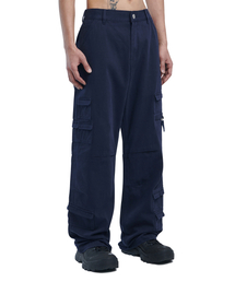 NOMANUAL（NOMANUAL）の「UTILITY CARGO PANTS - WASHED NAVY（その他パンツ・メンズ）」