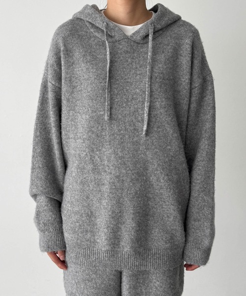 CANAL JEAN（キャナルジーン）の「El mar　ウール混パーカーSET UP（セットアップ・レディース・グレー・ONE SIZE）」の10枚目の写真