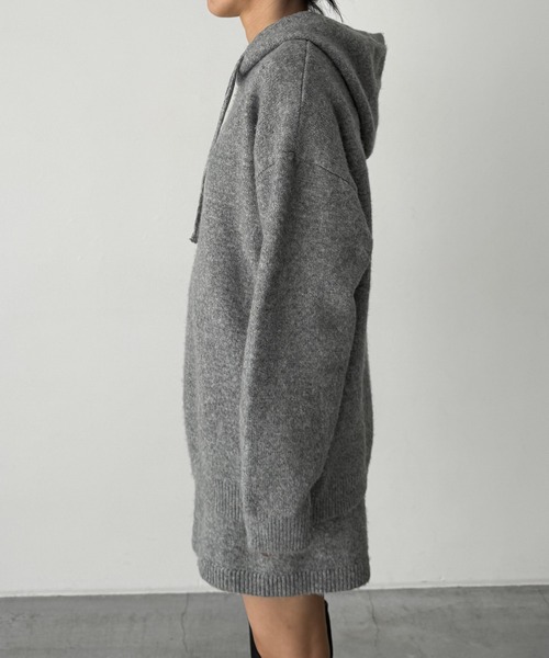 CANAL JEAN（キャナルジーン）の「El mar　ウール混パーカーSET UP（セットアップ・レディース・グレー・ONE SIZE）」の11枚目の写真