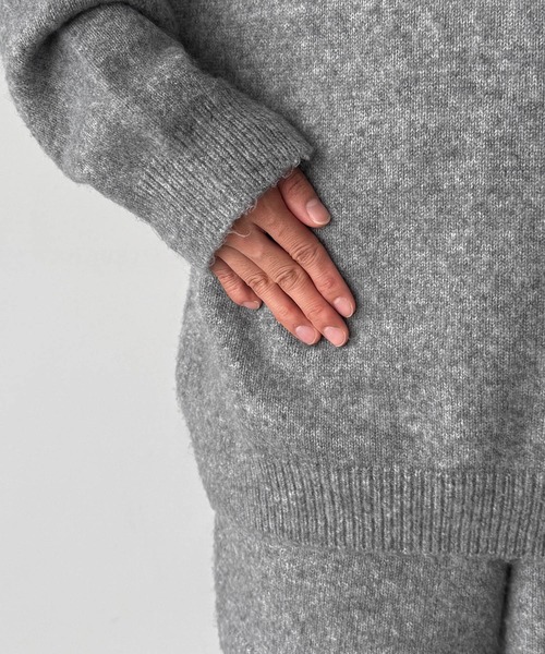 CANAL JEAN（キャナルジーン）の「El mar　ウール混パーカーSET UP（セットアップ・レディース・グレー・ONE SIZE）」の14枚目の写真