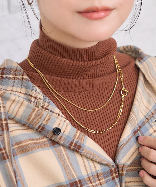 FREAK'S STORE(フリークスストア)の「マルチウェイチェーンネックレス(ネックレス・レディース・シルバー/ゴールド・ONE SIZE)」の1枚目の写真