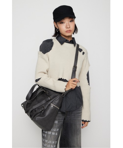 LAGUA GEM（ラグアジェム）の「MANY BELT USEFUL バッグ（ショルダーバッグ・レディース・グレー/ブラック・FREE）」の20枚目の写真