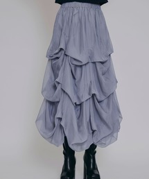 REDYAZEL | タックバルーンボリュームシフォンロングスカート(スカート)