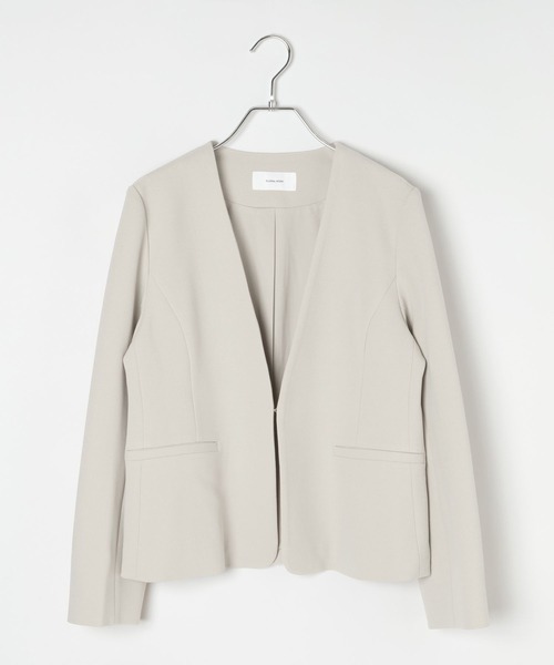 GLOBAL WORK（グローバルワーク）の「スゴラクストレッチ/Vネックジャケット3点セット/581018（セットアップ・レディース・ブラック/グレイッシュベージュ/ネイビー・SMALL/MEDIUM/LARGE/X-LARGE）」の16枚目の写真