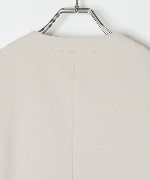 GLOBAL WORK（グローバルワーク）の「スゴラクストレッチ/Vネックジャケット3点セット/581018（セットアップ・レディース・ブラック/グレイッシュベージュ/ネイビー・SMALL/MEDIUM/LARGE/X-LARGE）」の19枚目の写真