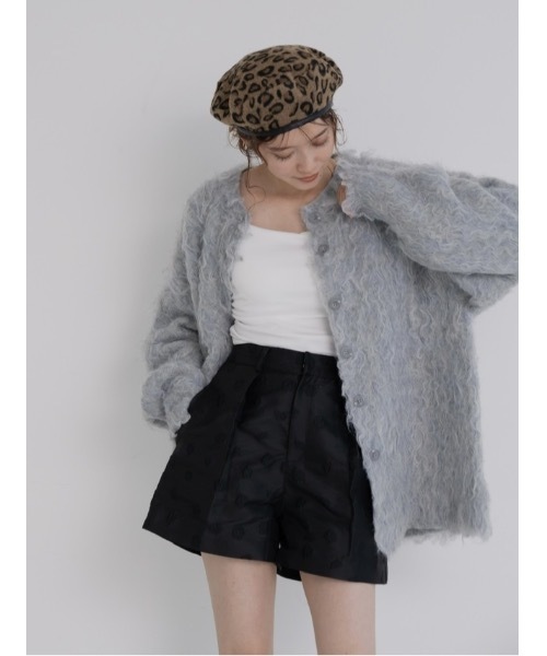 JUMELLE（ジュメロ）の「flower jacquard half pants（その他パンツ・レディース・ブラック・SMALL/MEDIUM）」の3枚目の写真