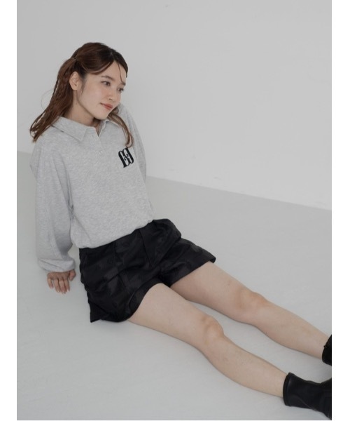 JUMELLE（ジュメロ）の「flower jacquard half pants（その他パンツ・レディース・ブラック・SMALL/MEDIUM）」の4枚目の写真