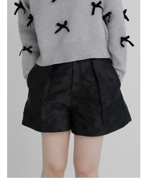 JUMELLE(ジュメロ)の「flower jacquard half pants(その他パンツ・レディース・ブラック・SMALL/MEDIUM)」の22枚目の写真