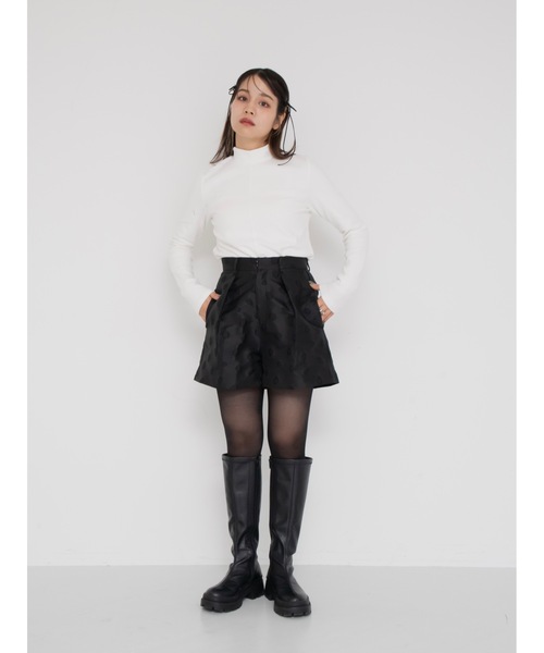 JUMELLE(ジュメロ)の「flower jacquard half pants(その他パンツ・レディース・ブラック・SMALL/MEDIUM)」の20枚目の写真