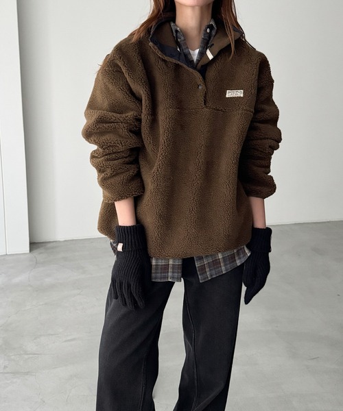 canal jean via j ヴィアジェイ キャナルジーン ボア CANAL JEAN（キャナルジーン）の「via j(ヴィアジェイ) アウトポケット