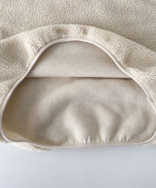 CANAL JEAN（キャナルジーン）の「COIN　ボアプルオーバー（その他アウター・レディース・ブラウン/アイボリー・ONE SIZE）」の13枚目の写真