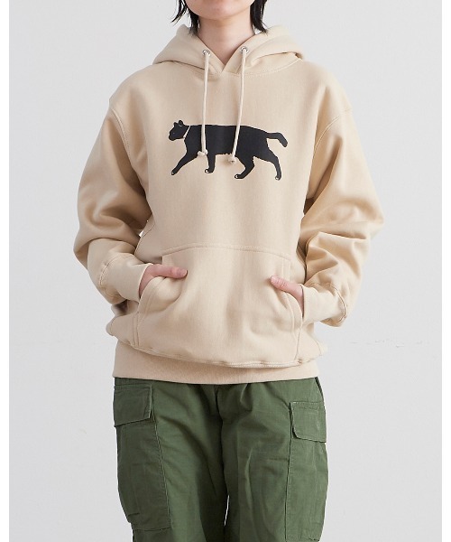 THE BAREFOOT(ベアフット)の「【 ALDAYS / オルデイズ 】 Black cat / ブラックキャット AL-AW025 DLI(Tシャツ/カットソー・レディース・ライトグレー/ベージュ・FREE)」の1枚目の写真