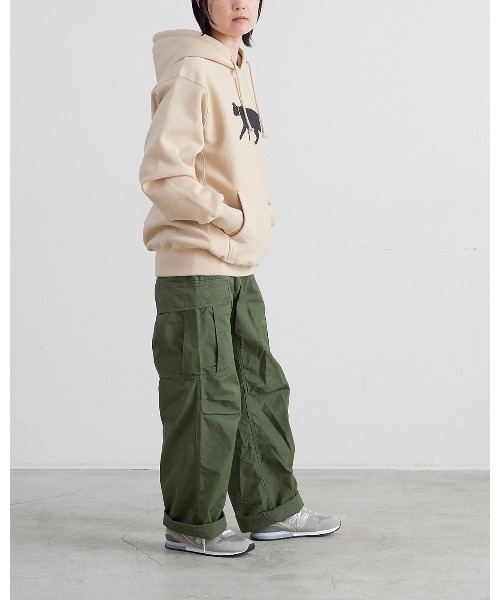 THE BAREFOOT(ベアフット)の「【 ALDAYS / オルデイズ 】 Black cat / ブラックキャット AL-AW025 DLI(Tシャツ/カットソー・レディース・ライトグレー/ベージュ・FREE)」の17枚目の写真