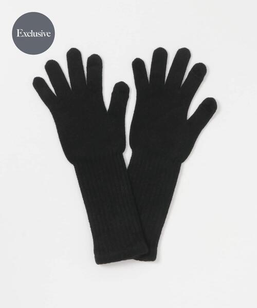 WILLIAM BRUNTON（ウィリアムブラントン）の「『別注』WILLIAM BRUNTON×URBAN RESEARCH　Open long Cuff Glove（手袋・レディース・イエロー/ホワイト/ブラック・-）」の3枚目の写真