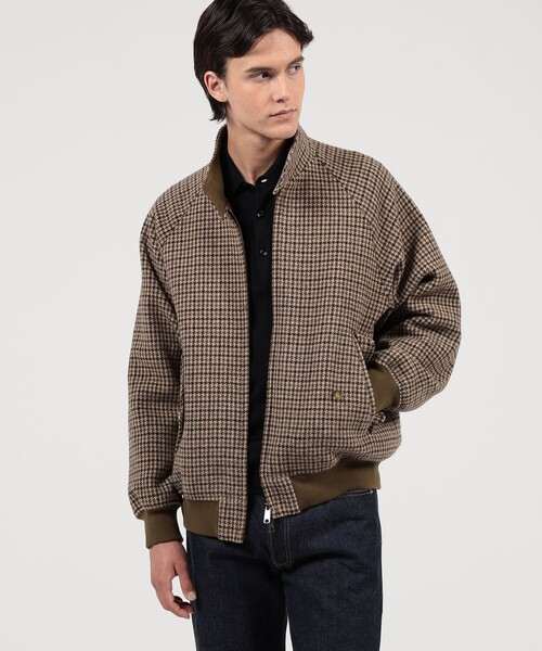 別注】BARACUTA G9 ウールツイード ブルゾン（ブルゾン）｜BARACUTA