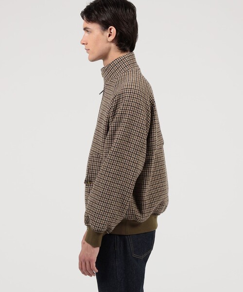 BARACUTA(バラクータ)の「【別注】BARACUTA G9 ウールツイード ブルゾン(ブルゾン・メンズ・ダークグリーン/ブラウン系その他/チャコールグレー・38/40/36)」の6枚目の写真