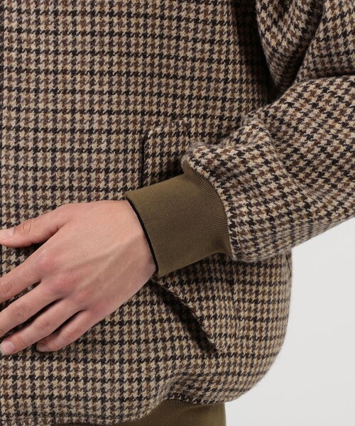 BARACUTA(バラクータ)の「【別注】BARACUTA G9 ウールツイード ブルゾン(ブルゾン・メンズ・ダークグリーン/ブラウン系その他/チャコールグレー・38/40/36)」の10枚目の写真