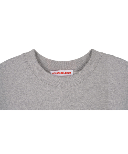 HIGH SCHOOL DISCO（ハイスクールディスコ）の「HS2D スウェット_メランジグレー（スウェット・レディース・その他・FREE）」の4枚目の写真