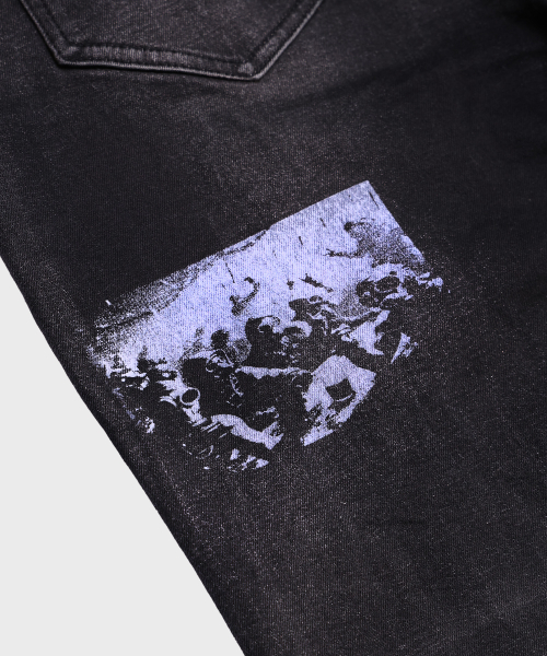 SAINTPAIN（セイントペイン）の「SP パンクフレアデニムパンツ ブラック（デニムパンツ・レディース・その他・MEDIUM/LARGE）」の7枚目の写真