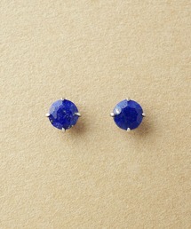 Solo Pierce】[ セカンドピアス]Ptブルーダイヤモンドハーフピアス 