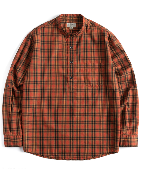 WILD BRICKS(ワイルドブリックス)の「CH PICNIC SHIRT (orange)(シャツ/ブラウス・メンズ・その他・MEDIUM/LARGE/X-LARGE)」の1枚目の写真