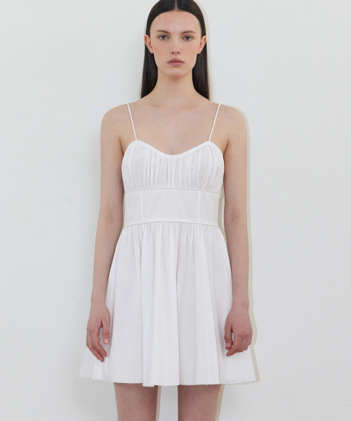 LADY VOLUME(レディーボリューム)の「クラシックフレアミニドレス (ホワイト)(ワンピース・レディース・その他・SMALL/MEDIUM)」の2枚目の写真