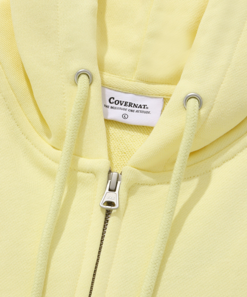 COVERNAT（カバーナット）の「スモールアセンティックフードパーカージップアップイエロー（パーカー・レディース・その他・LARGE/X-LARGE/SMALL/MEDIUM）」の5枚目の写真