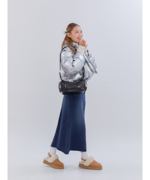 ANOETIC(アノエティック)の「CLASSIC DENIM MAXI LONG SKIRT_BLUE(スカート・レディース・ブルー・MEDIUM/SMALL)」の3枚目の写真