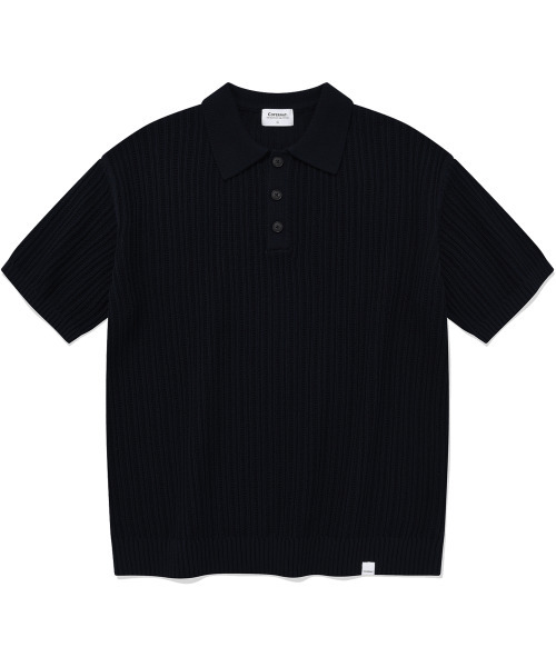 COVERNAT(カバーナット)の「クロシェポロハーフニットネイビー(ニット/セーター・レディース・その他・LARGE/X-LARGE/SMALL/MEDIUM)」の1枚目の写真