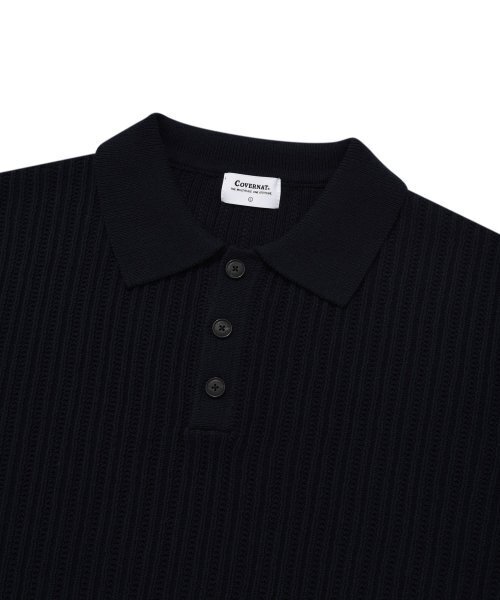 COVERNAT(カバーナット)の「クロシェポロハーフニットネイビー(ニット/セーター・レディース・その他・LARGE/X-LARGE/SMALL/MEDIUM)」の3枚目の写真
