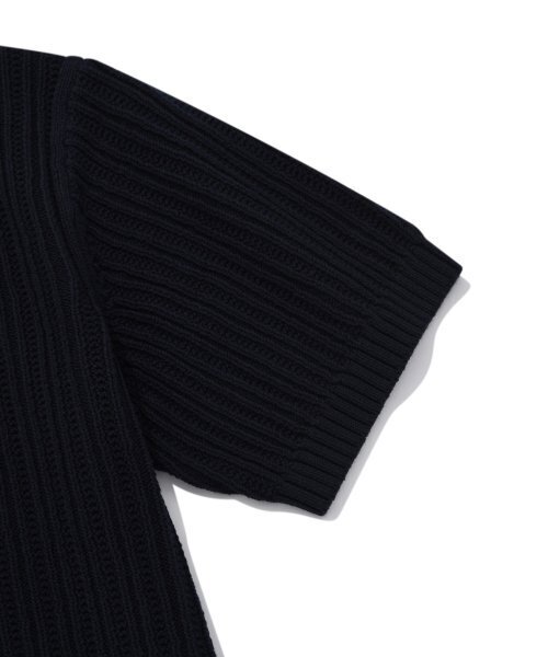 COVERNAT(カバーナット)の「クロシェポロハーフニットネイビー(ニット/セーター・レディース・その他・LARGE/X-LARGE/SMALL/MEDIUM)」の4枚目の写真