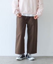 bulle de savon | 高密度ツイル サンドウォッシュパンツ(その他パンツ)