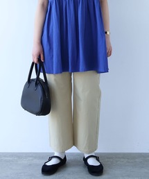 △高密度ツイル サンドウォッシュパンツ